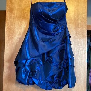 Blue strapless prom/homecoming/bridesmaid dress